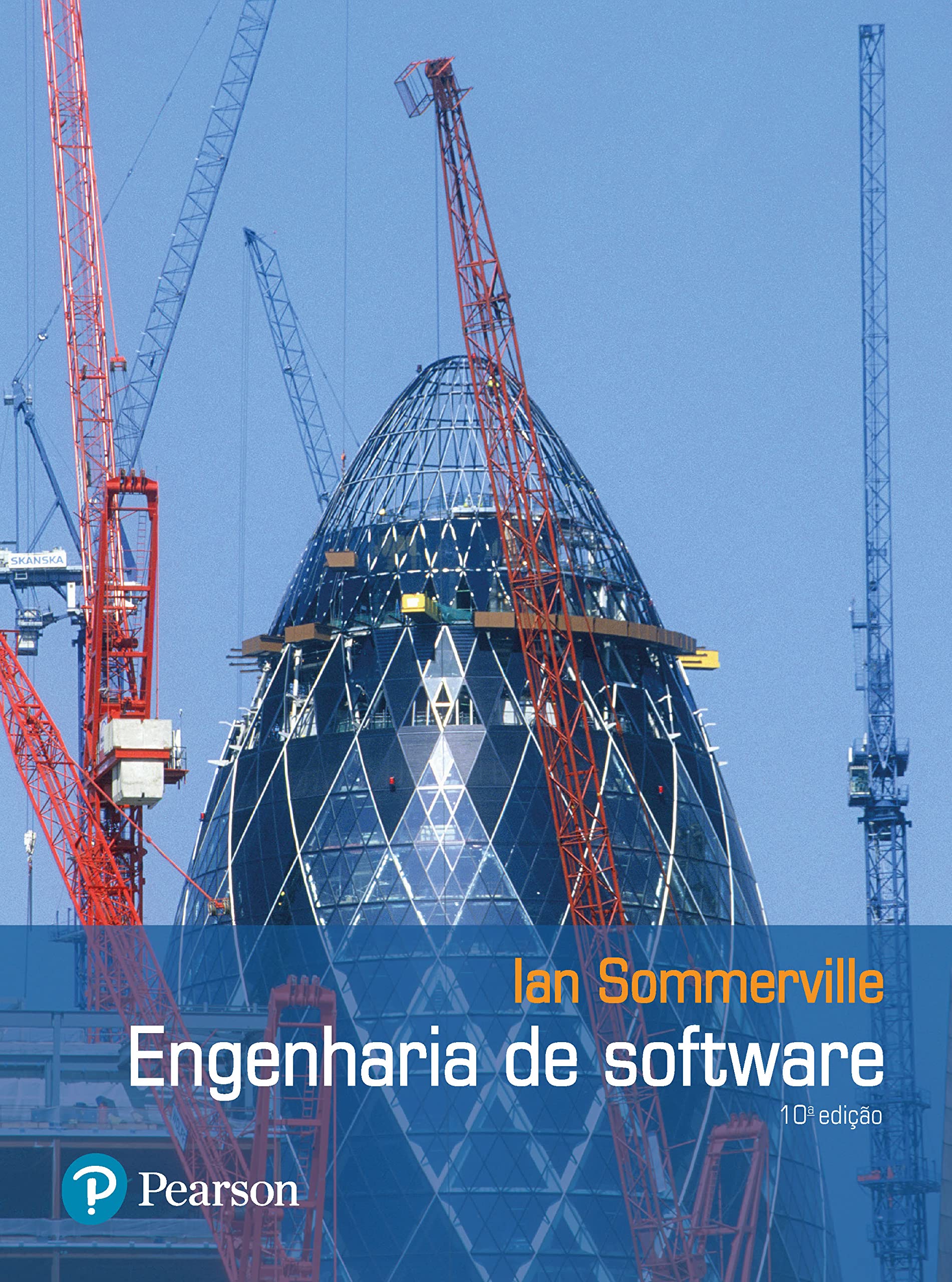 Capa do livro Engenharia de Software por Ian Sommerville